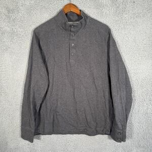 Rhone Faroe Island Long Sleeve Performance Polo Shirt Men's Size L Sweatshirt